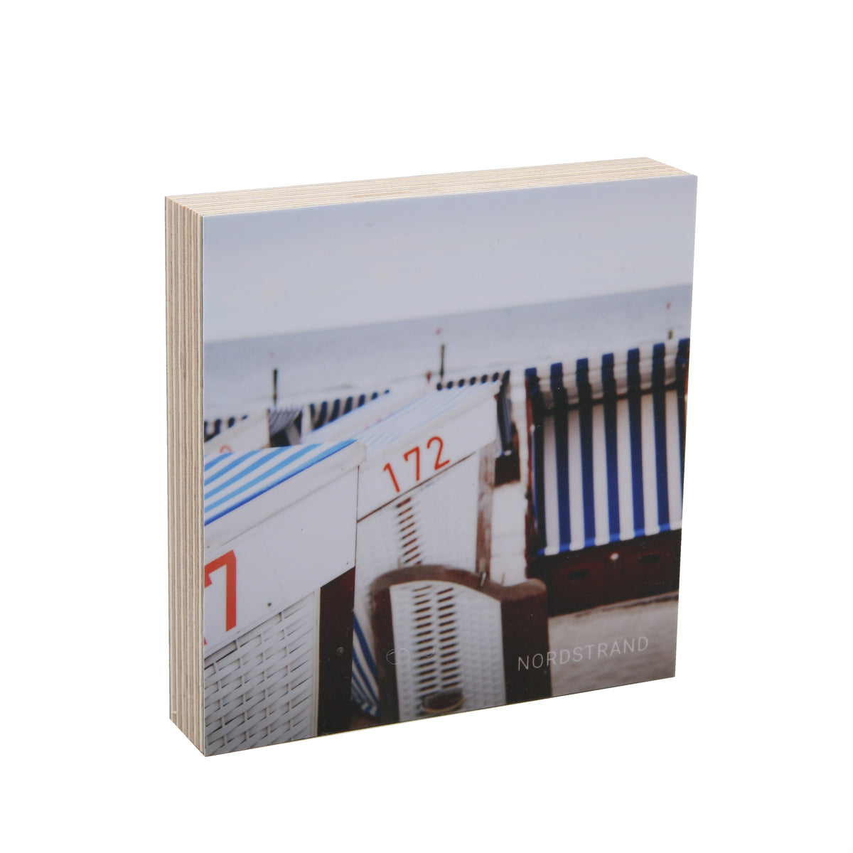 Holzquadrat Fotoprint auf Multiplex