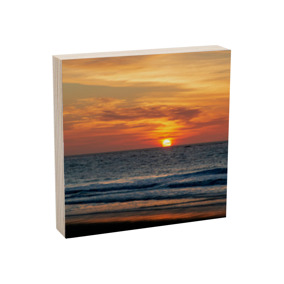 Holzquadrat Fotoprint auf Multiplex