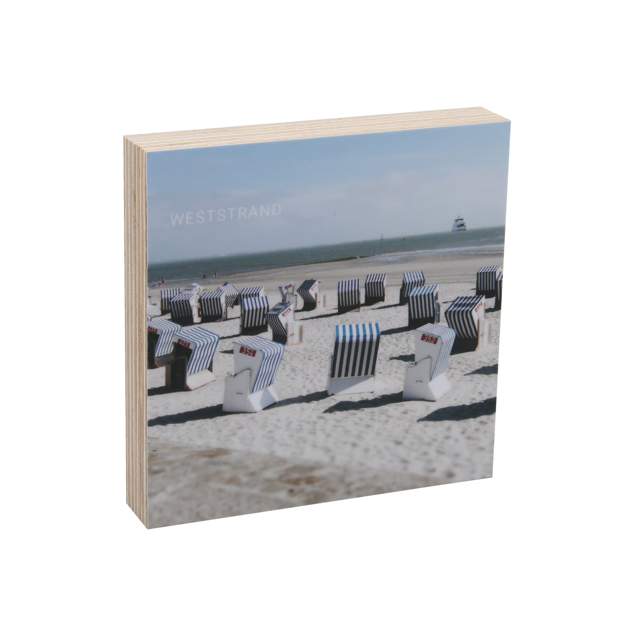 Holzquadrat Fotoprint auf Multiplex