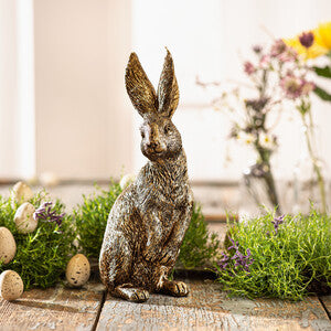 Osterhase Messing-Look