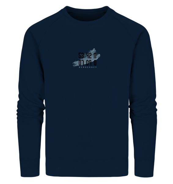 Meerblau-Koordinaten - Organic Sweatshirt