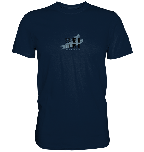 Meerblau-Koordinaten - Premium Shirt